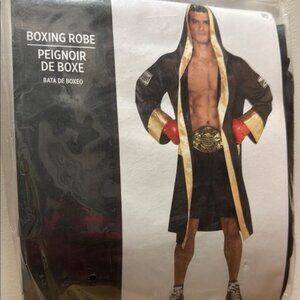Amscan Black and Gold Boxing Robe Halloween costume